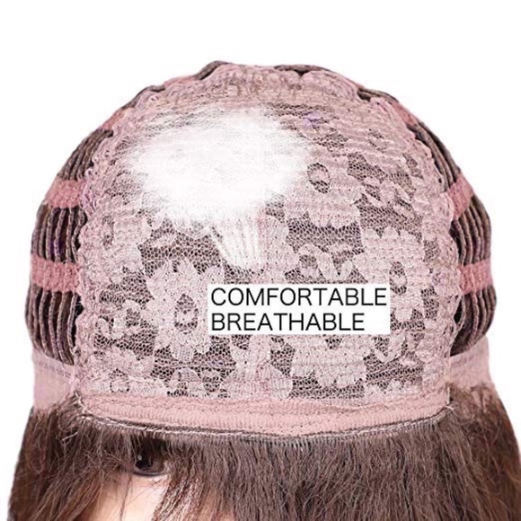 Long Straight Wigs Natural 20” Brown - Picture 5 of 7